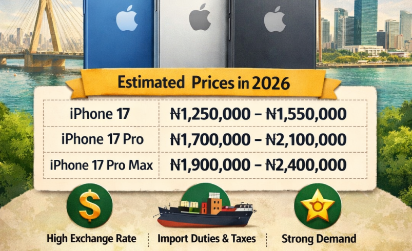 Price of iPhone 17 in Nigeria in 2026 – (Brand New and UK Used)